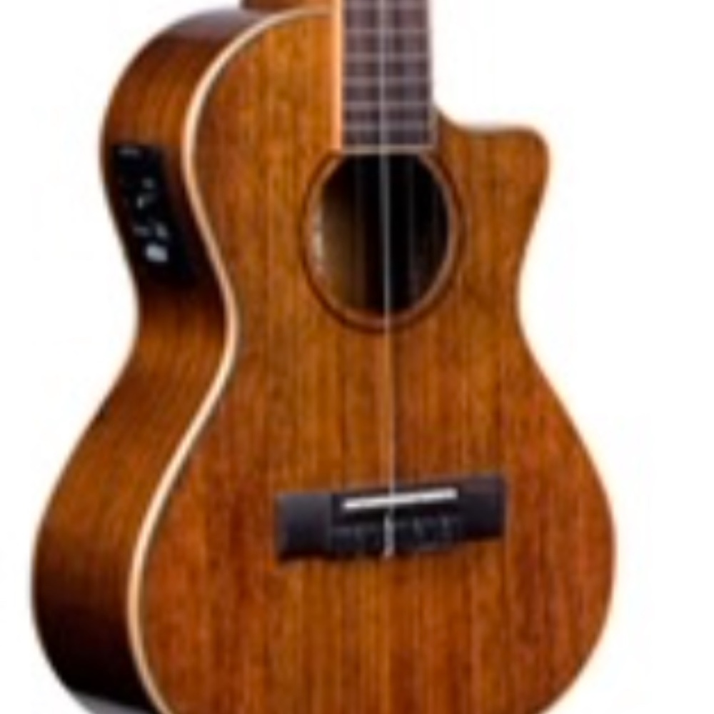 COPY - Kala Ukulele Hawaiian Koa Gloss Tenor Cutaway w/EQ - Picture 5 of 7